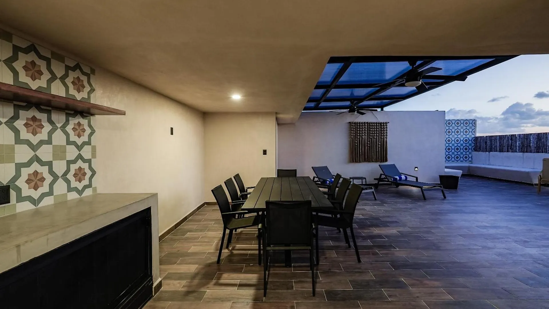 Apartment Sunset Serenity - Amply Private Terrace & Pool & Gym & Beach Club Access Tulum