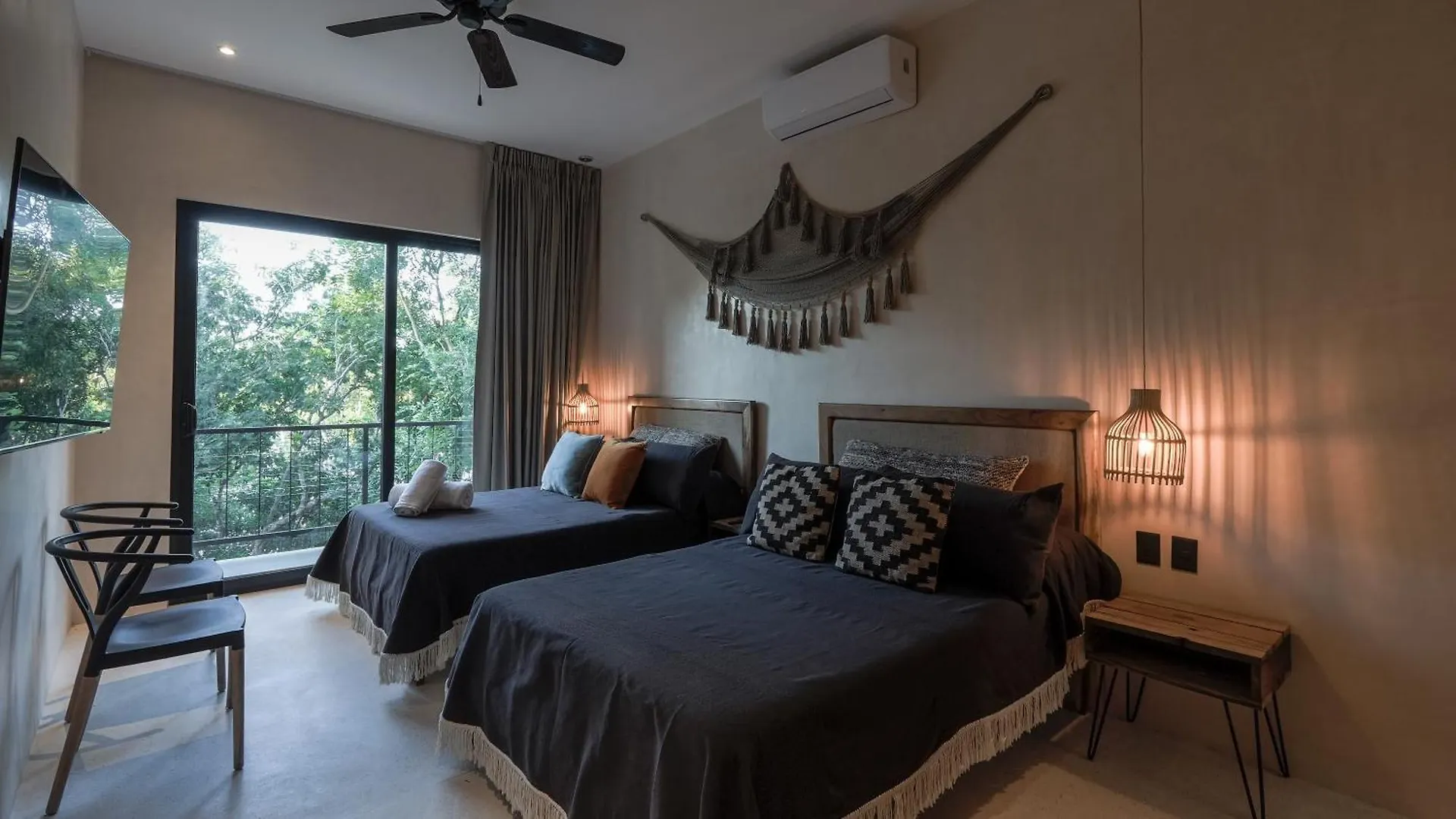 Sunset Serenity - Amply Private Terrace & Pool & Gym & Beach Club Access Tulum Apartment