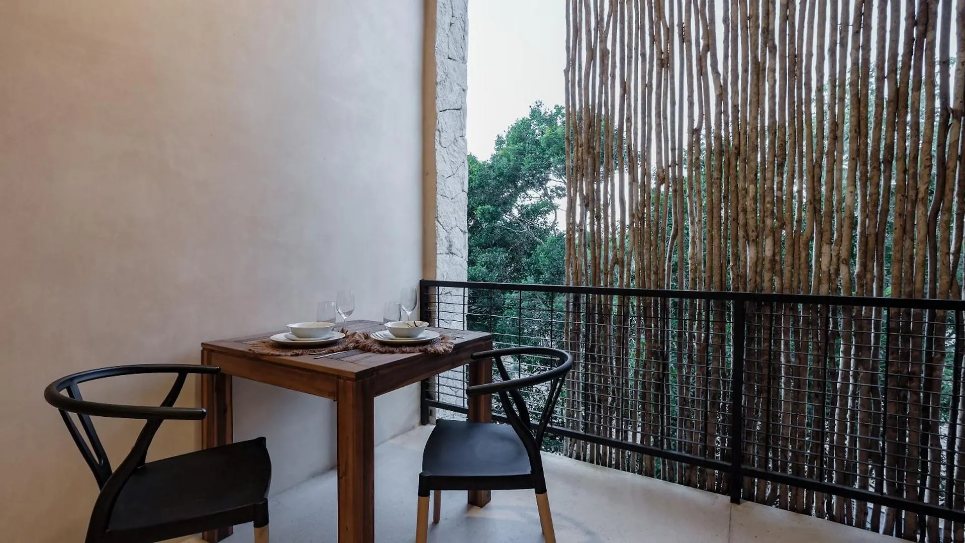 Sunset Serenity - Amply Private Terrace & Pool & Gym & Beach Club Access Tulum Apartment